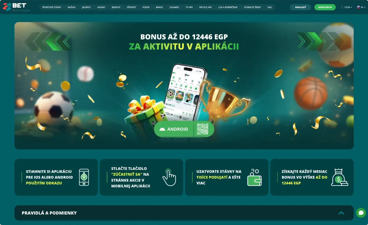 22Bet Mobilná Aplikácia 22Bet Mobilná Aplikácia
